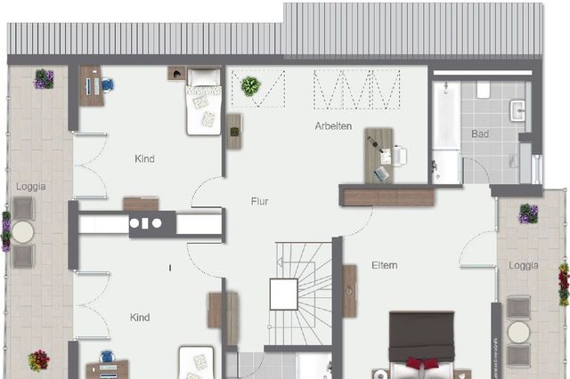Grundriss Dachgeschoss