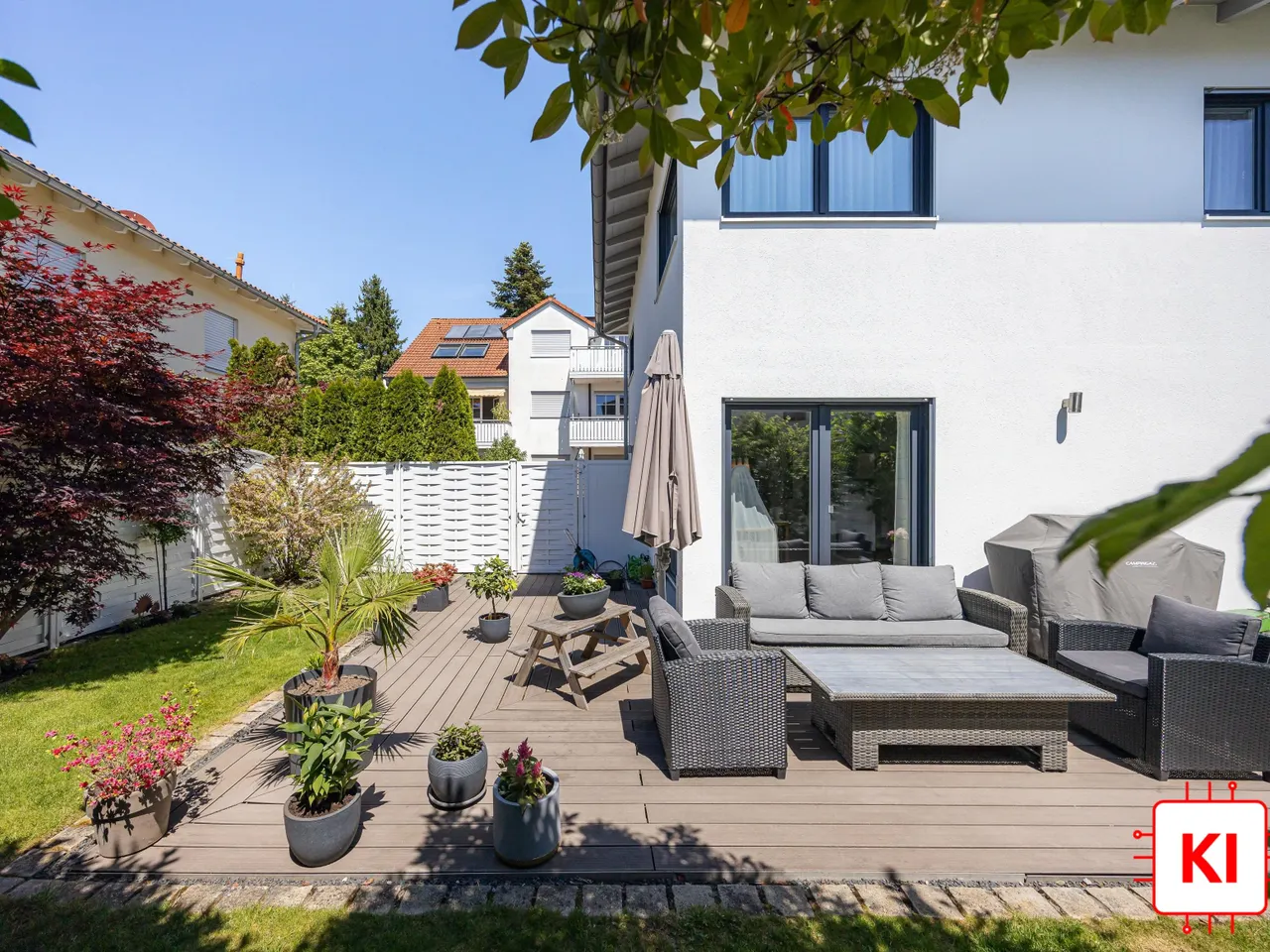 KI-generiert: Terrasse