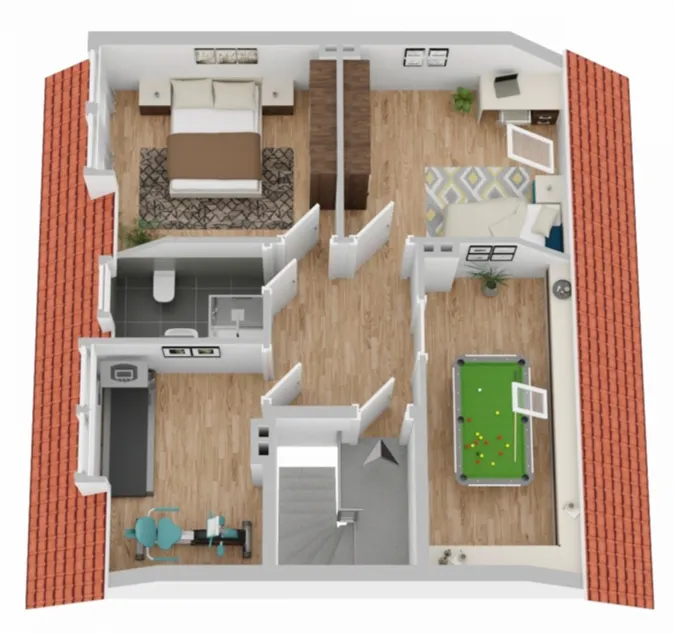 Grundriss Dachgeschoss