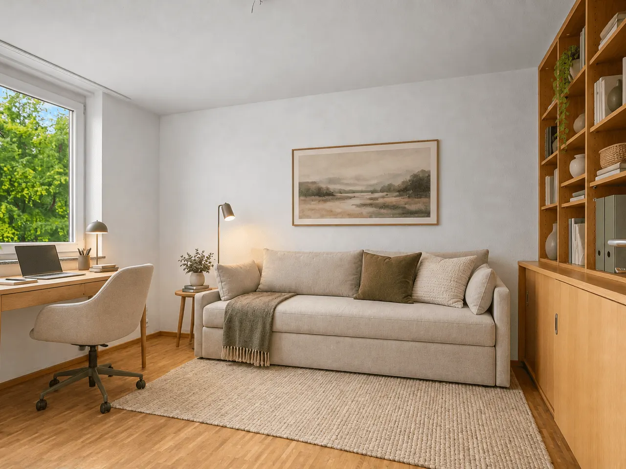 Gästezimmer Einrichtungsbeispiel (KI)