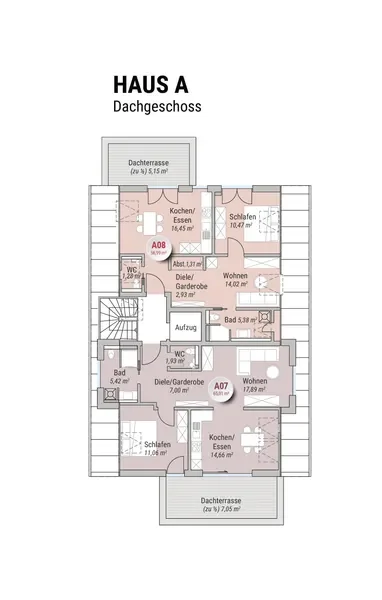 Grundriss DG Haus A