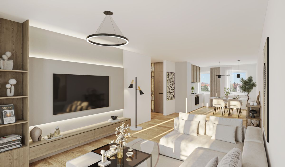 Innenvisualisierung Wohnzimmer