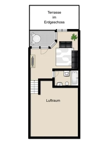 Grundriss Wohnung DG