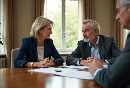 Grundstücksverkauf bei einer Scheidung: Rechtliche Aspekte beachten - Beitragsbild (Flux-advanced)