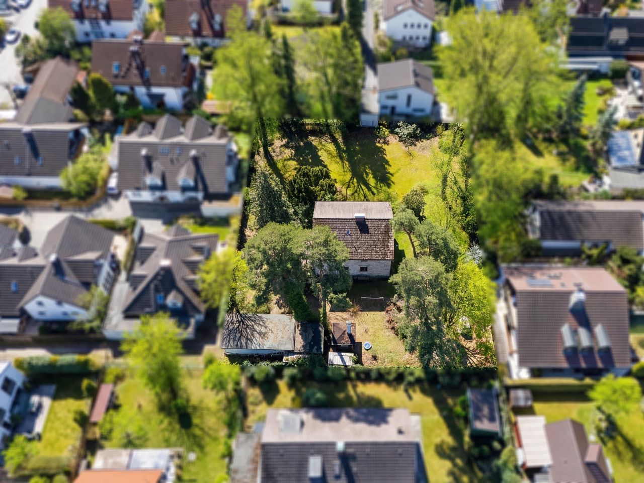 Vogelperspektive Grundstück