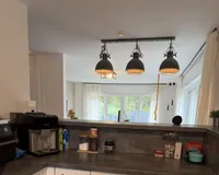 Blick Küche Richtung Wohnbereich 
