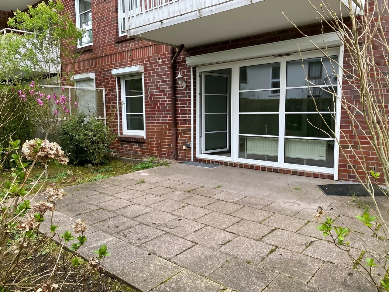 Blick zur Wohnung