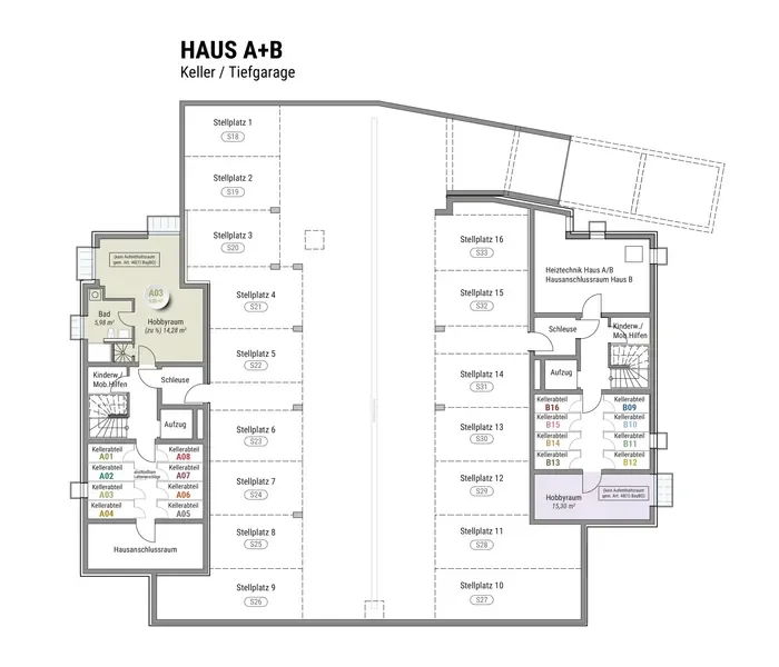Grundriss TG_A+B
