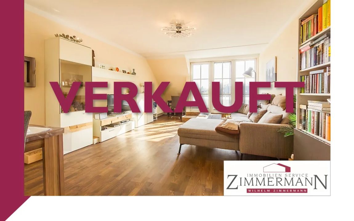 Attraktive 2-Zimmer-Maisonette-Wohnung mit Süd-Loggia und Blick ins Grüne