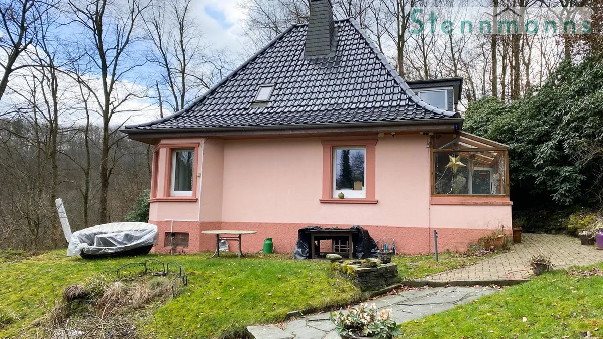 Haus mit Wintergarten