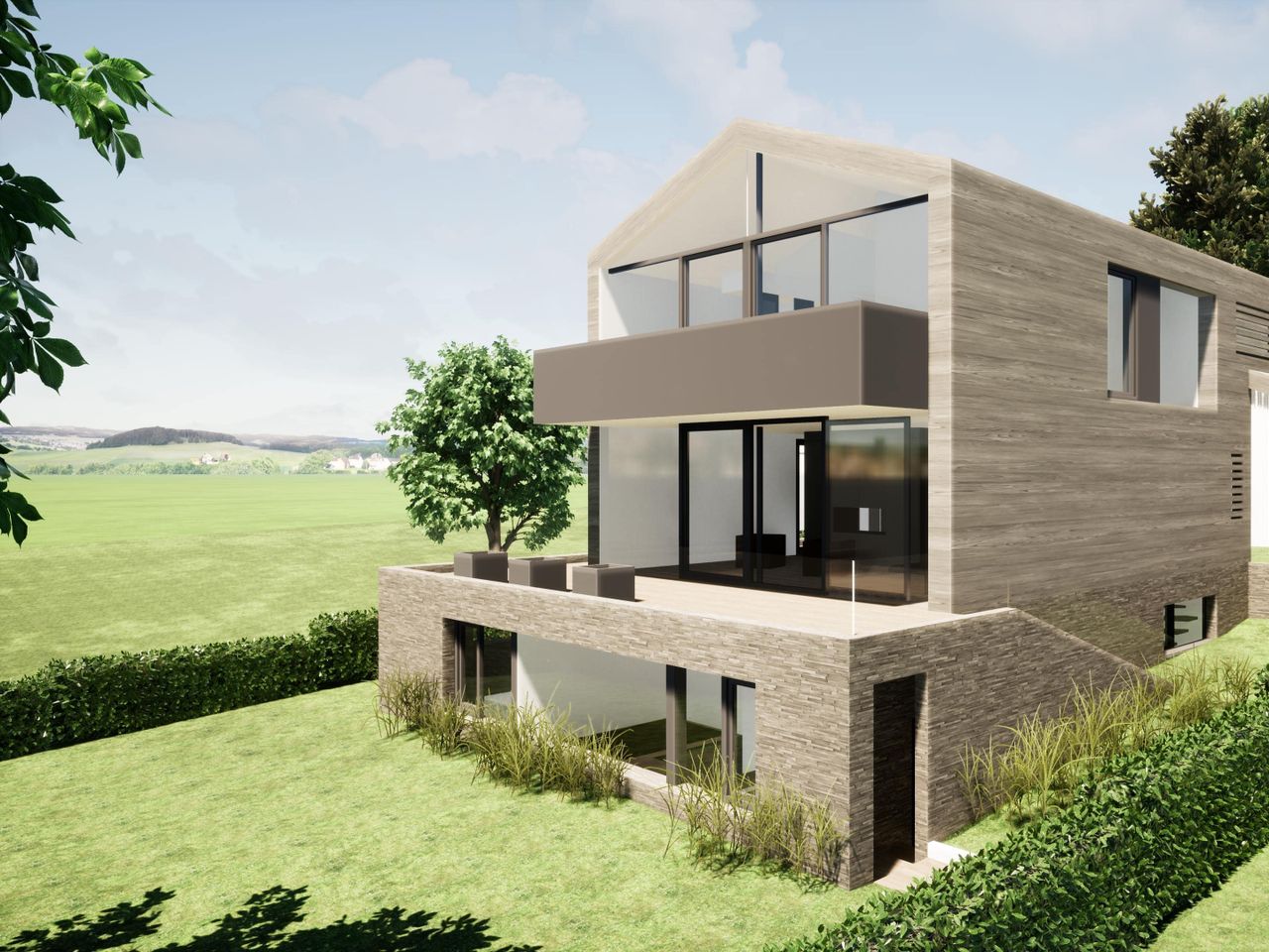 Visualisierung Architektenplan