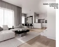 Es handelt sich um unverbindliche Illustrationen mit Sonderausstattungen. Die Bauausführung erfolgt durch das Bauunternehmen