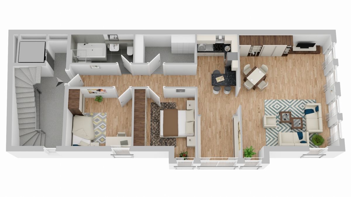 Grundriss 2.OG Wohnung