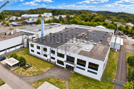 GROSSZÜGIGE GEWERBE- UND INDUSTRIELIEGENSCHAFT MIT PRODUKTIONS-, LAGER-, WERKSTATT- UND BÜROFLÄCHEN