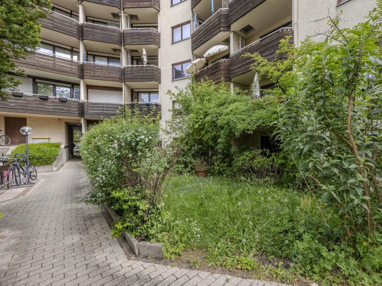 Blick zur Terrasse