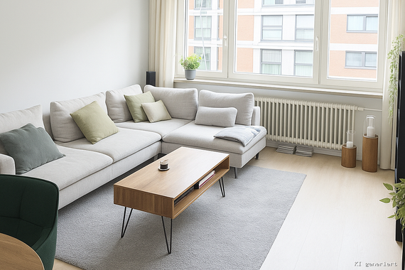 Düsseldorf-Unterbilk: 4-Zimmer-Balkonwohnung mit Blick in begrünte Hinterhöfe!!