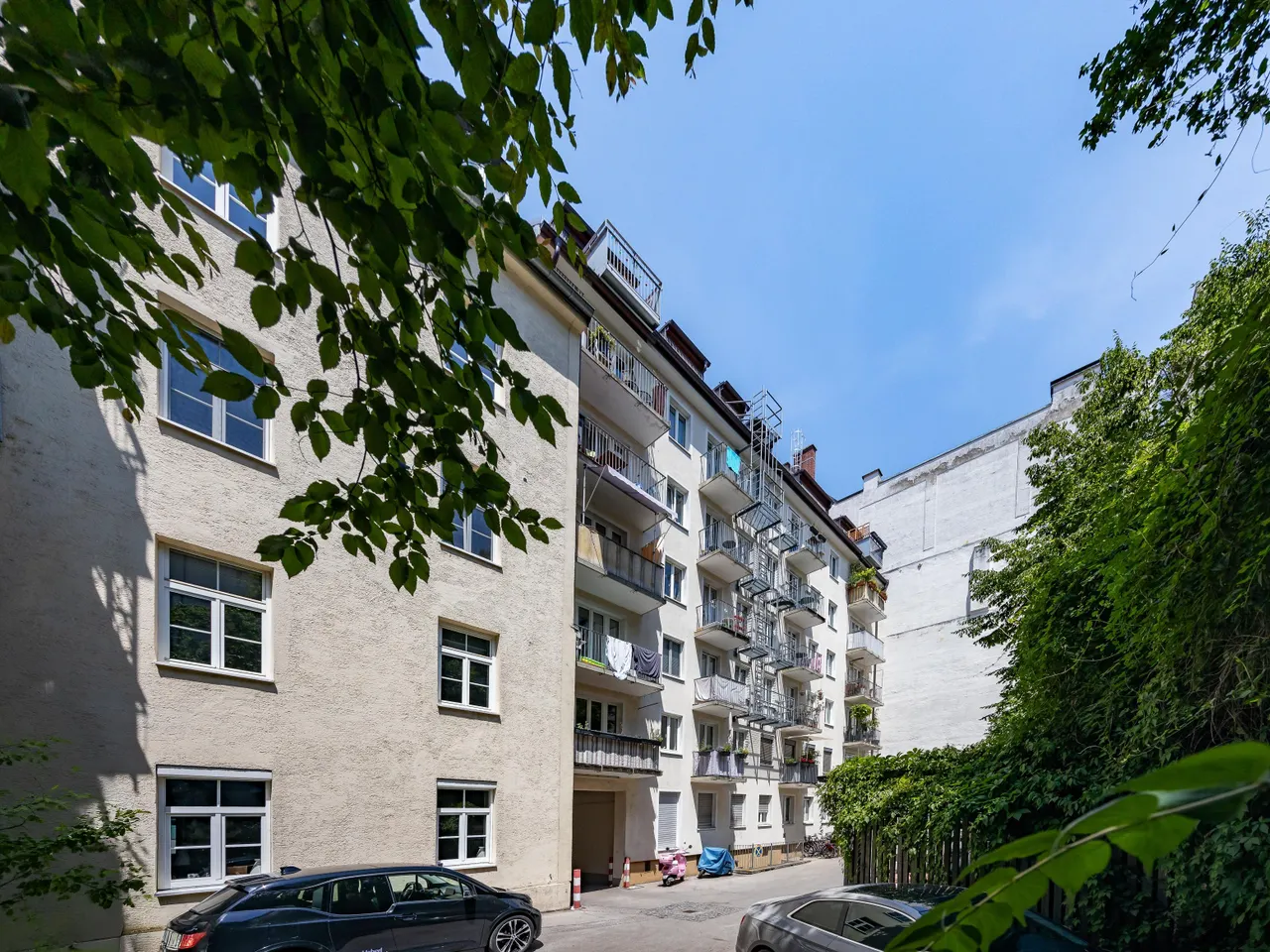 Blick in den Innenhof