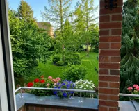 Blick vom Balkon