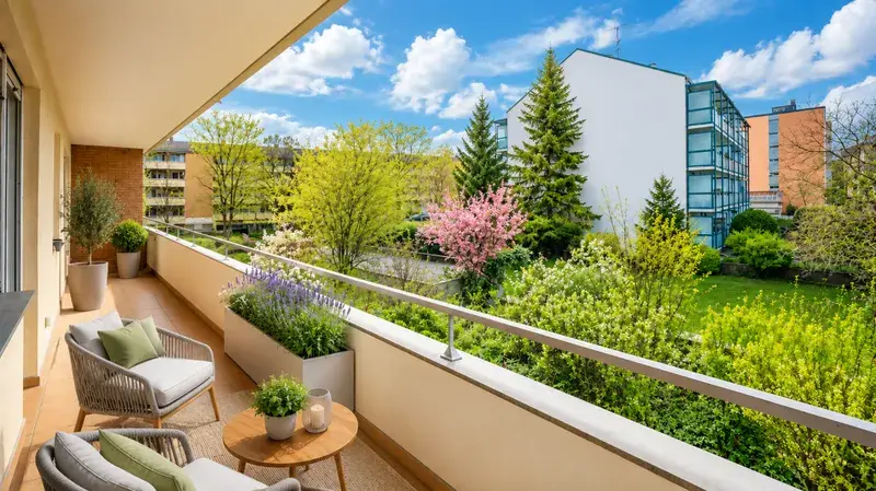 Balkon - Visualisierung
