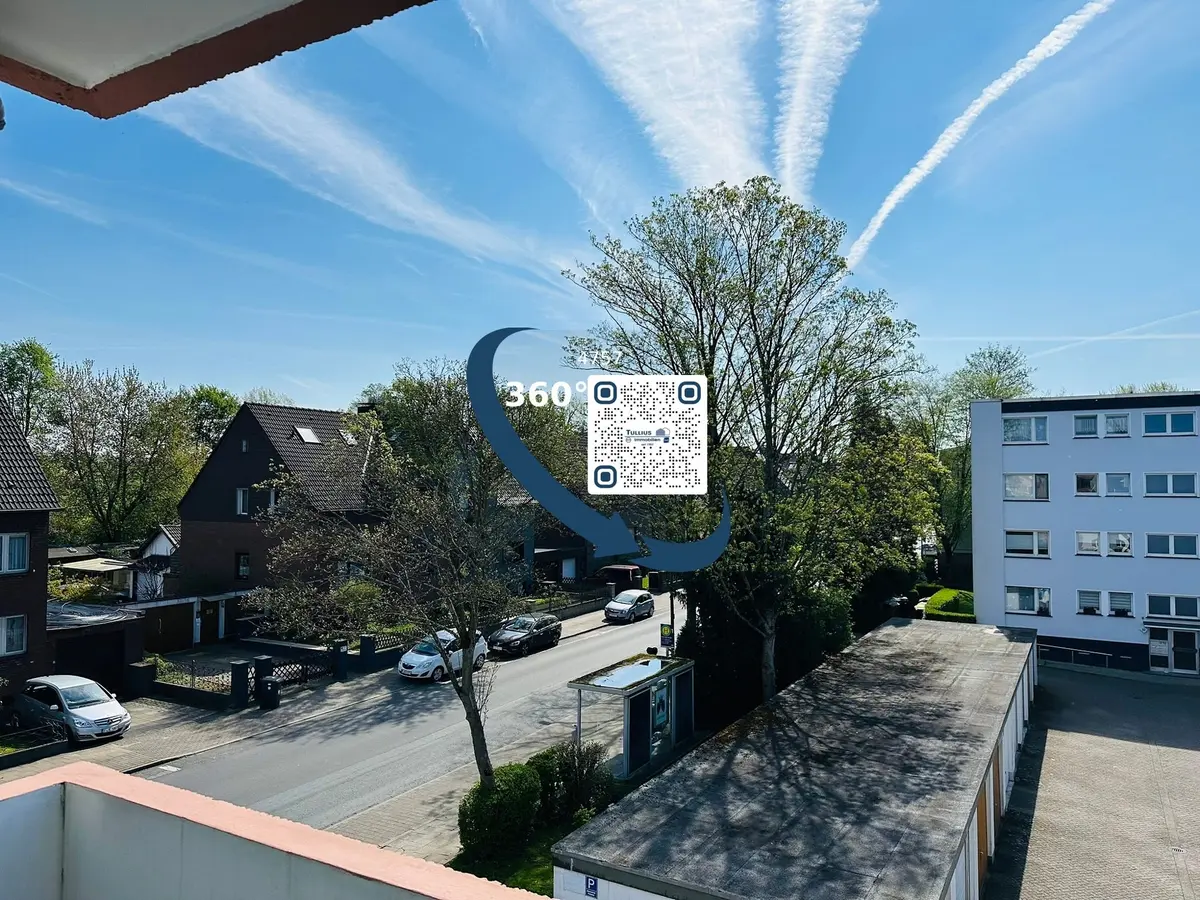 Blick vom Balkon