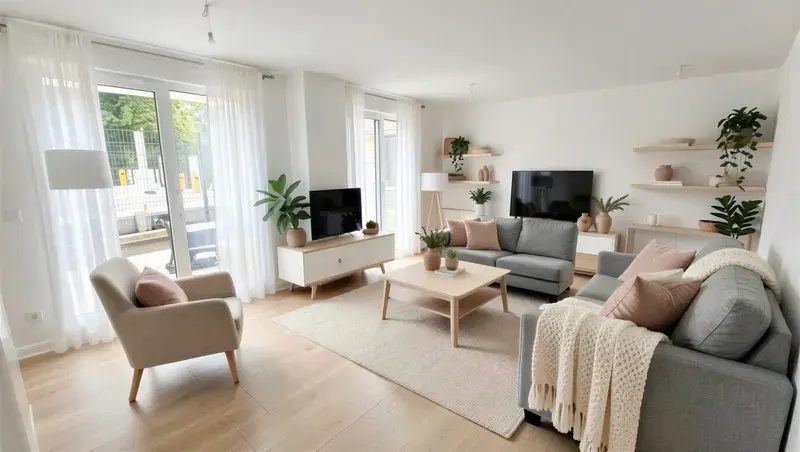 Wohnzimmer - Zugang Terrasse