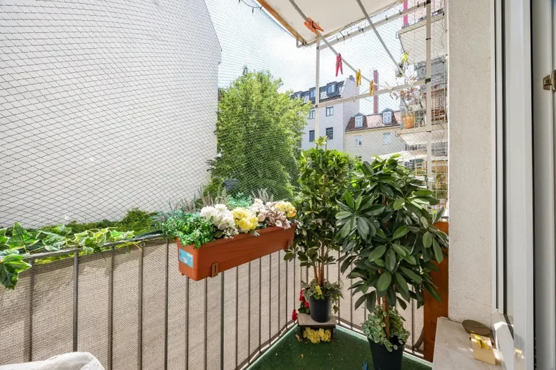 Sonniger Südostbalkon