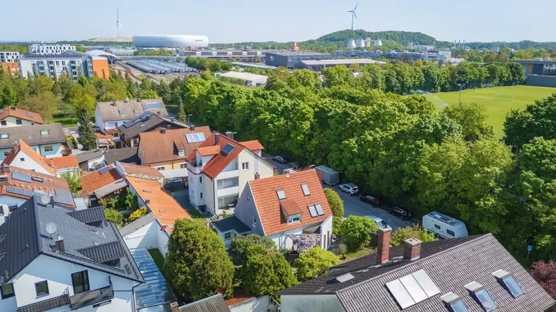 Weitblick bis zur Arena