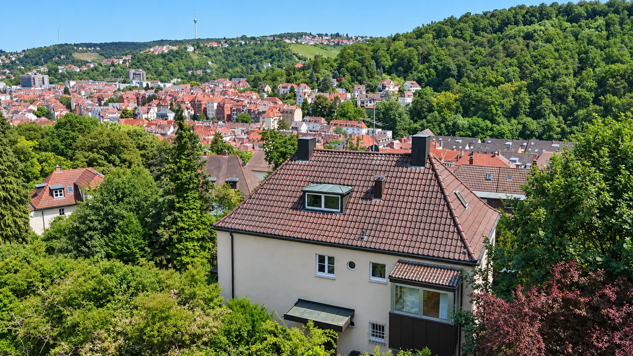 Haus und Umgebung