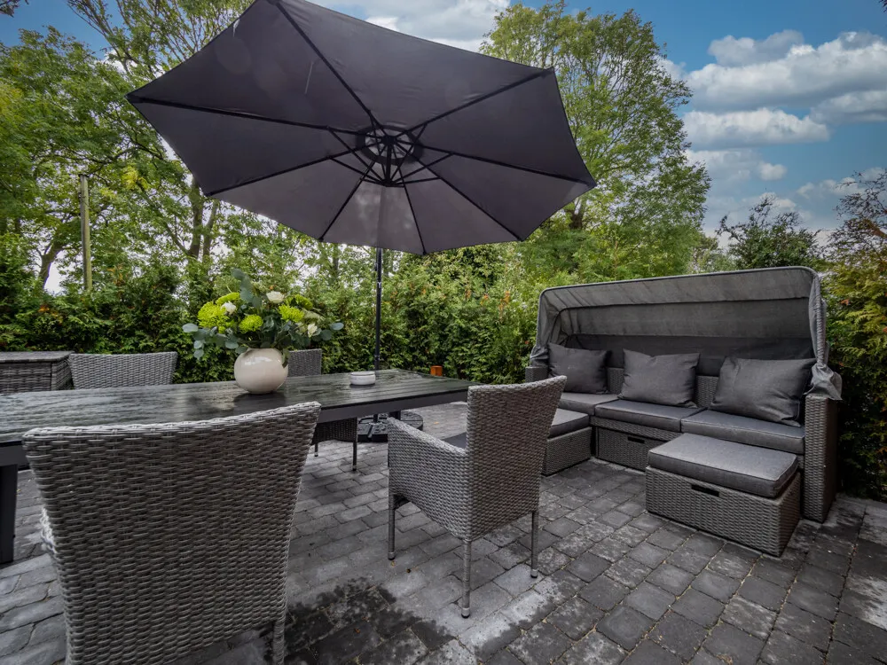 .Blick auf die Terrasse