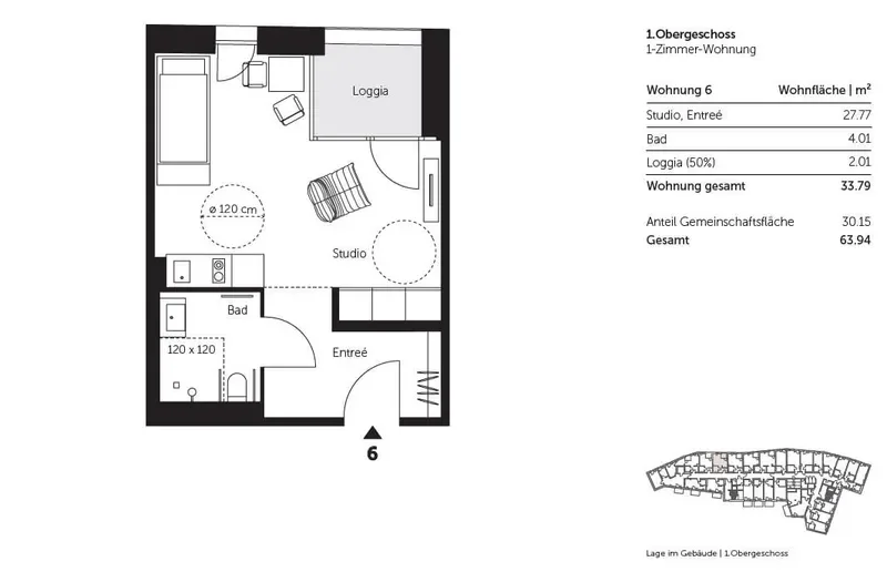 Wohnung 6 Grundriss