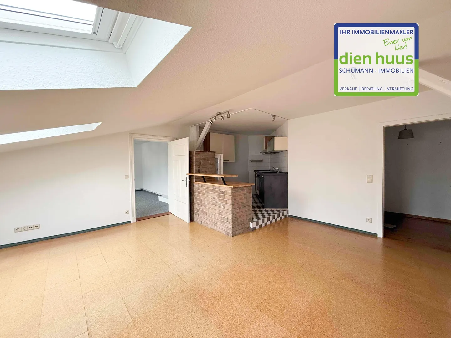 Geräumige 2 Zimmer Dachgeschosswohung in Bad Doberan