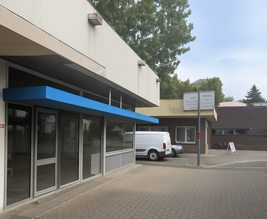 Großzügiges Ladenlokal zwischen Bahnhof & Frankfurter Straße mit Lastenaufzug + Nutzfläche im UG