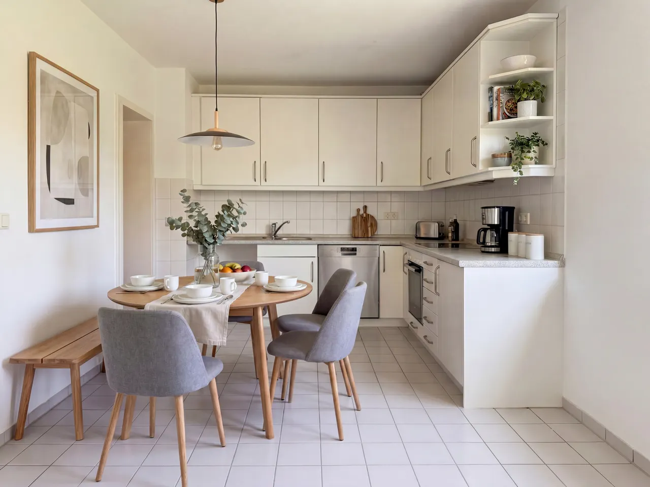 Helle Einbauküche - Homestaging