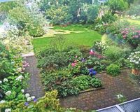 Aussicht Gartengrundstück
