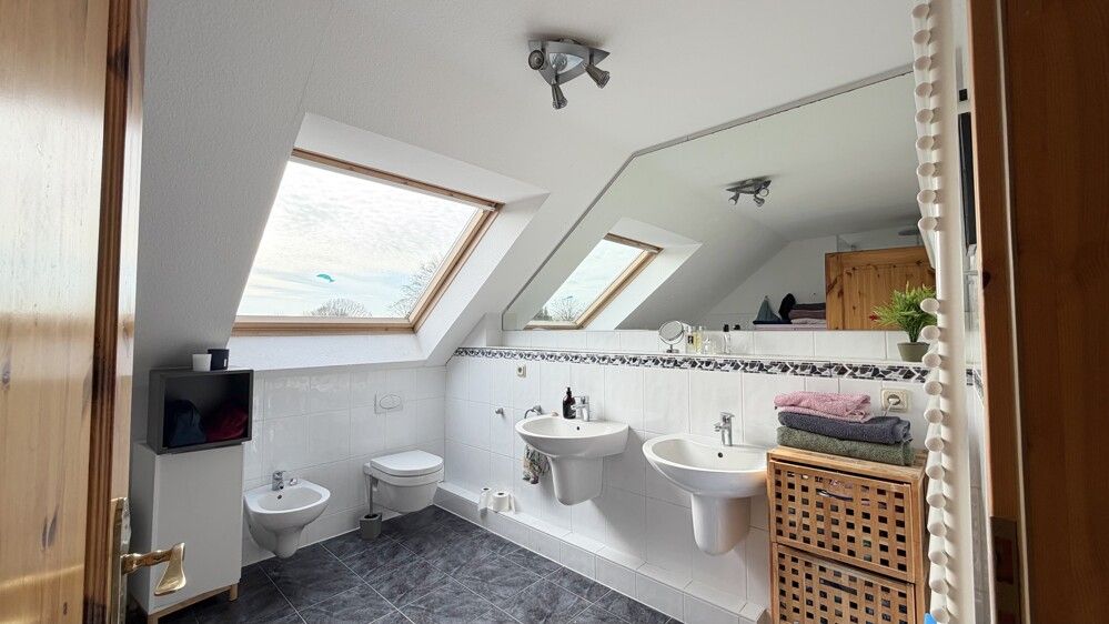 Badezimmer im Obergeschoss