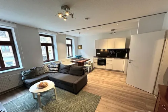 11657833 HomeCompany Dresden Möbliert/Furnished 3-Zimmer Apartment in Dresden-Neustadt max. 3 Personen