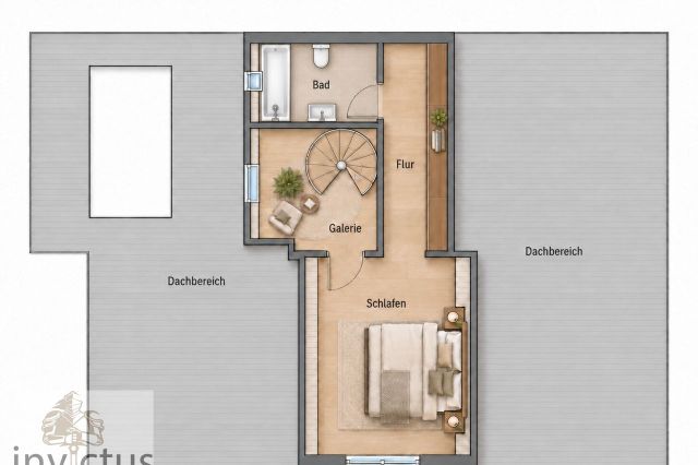 2. Dachgeschoss Grundriss 