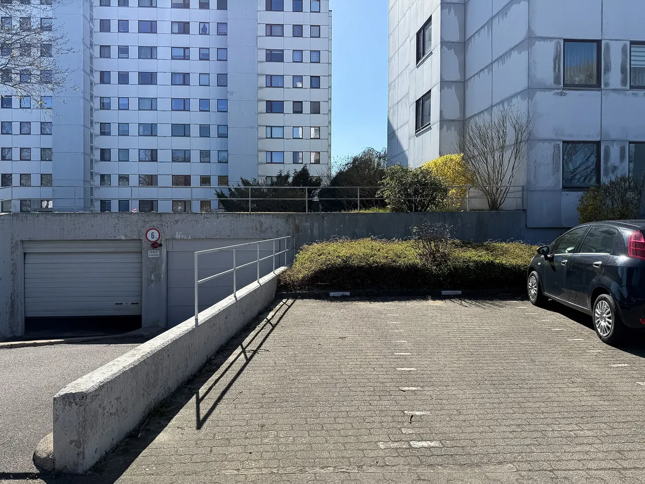 Vermieteter Außenstellplatz