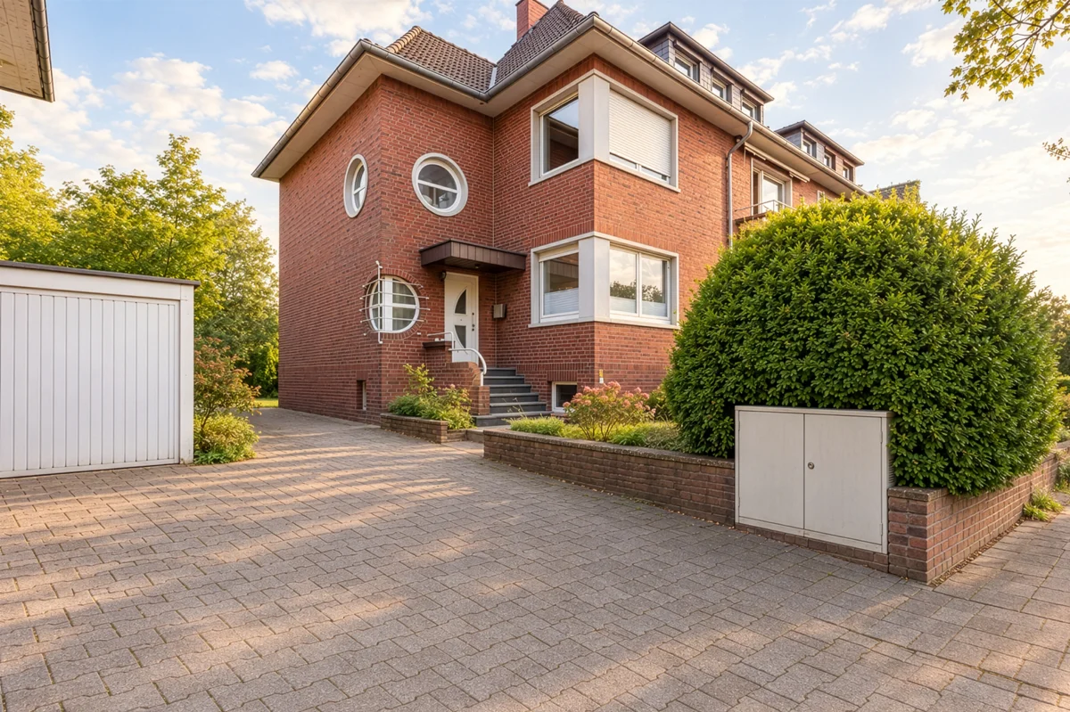 Hausansicht Straße
