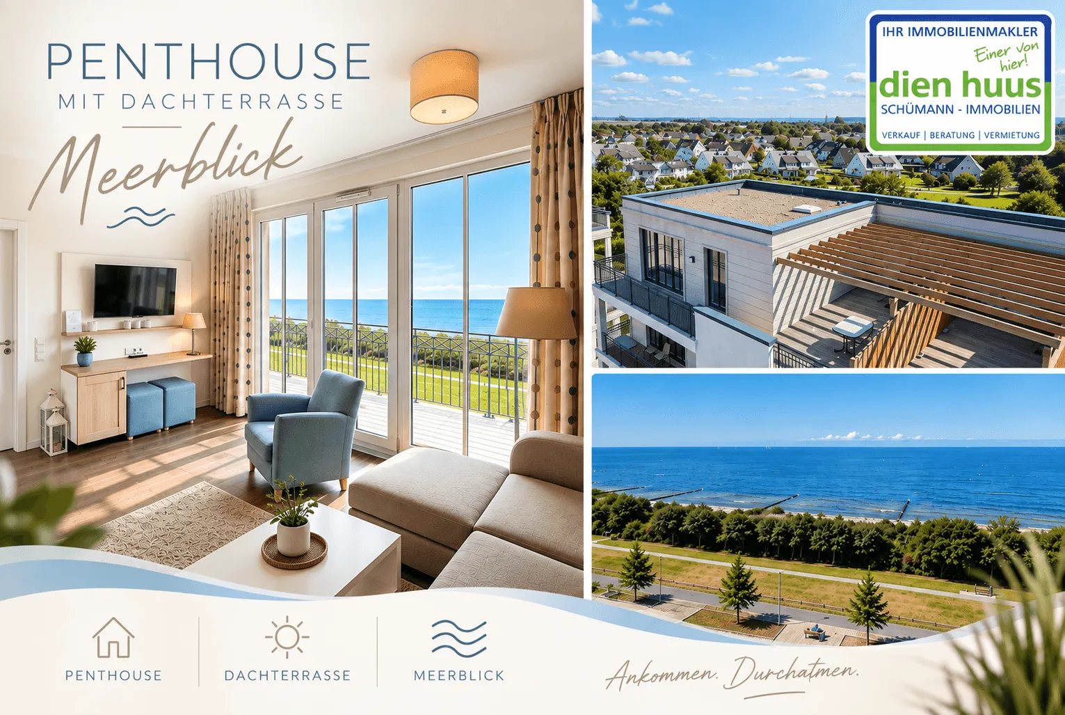 Penthouse mit Meerblick