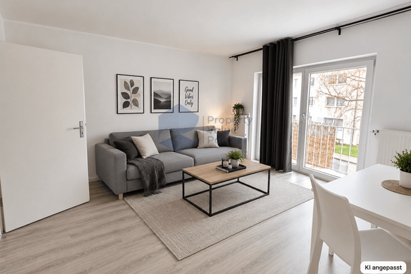 Frisch renovierte 3-Zimmer-Wohnung mit Balkon im 1. Obergeschoss in Ricklingen