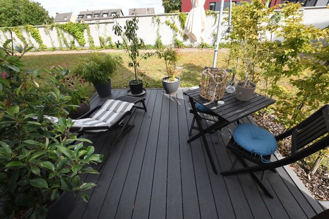 Terrasse am Schlafzimmer