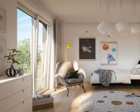 Es handelt sich um unverbindliche Illustrationen mit Sonderausstattungen. Die Bauausführung erfolgt durch das Bauunternehmen