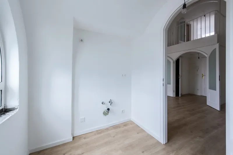 Wohnzimmer mit Kamin