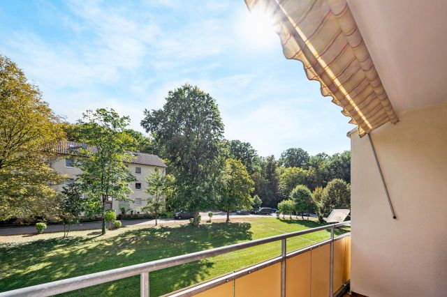 Balkon mit Blick ins Grüne