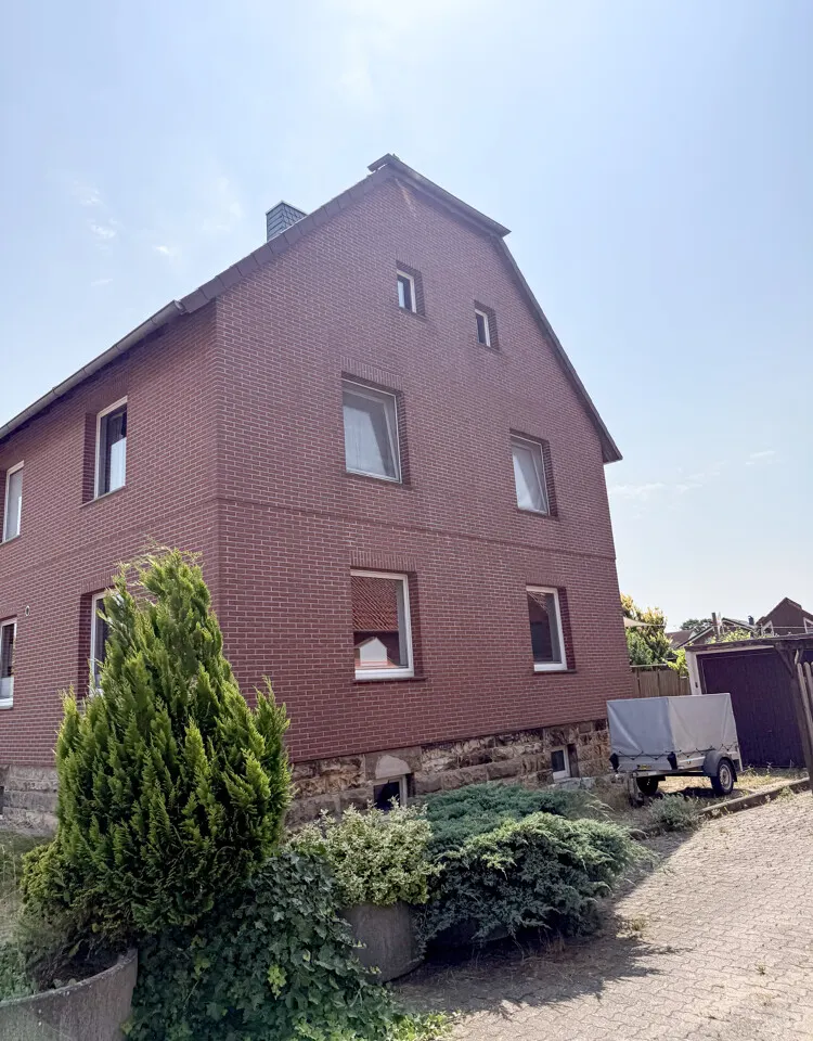 Seitenansicht Haus