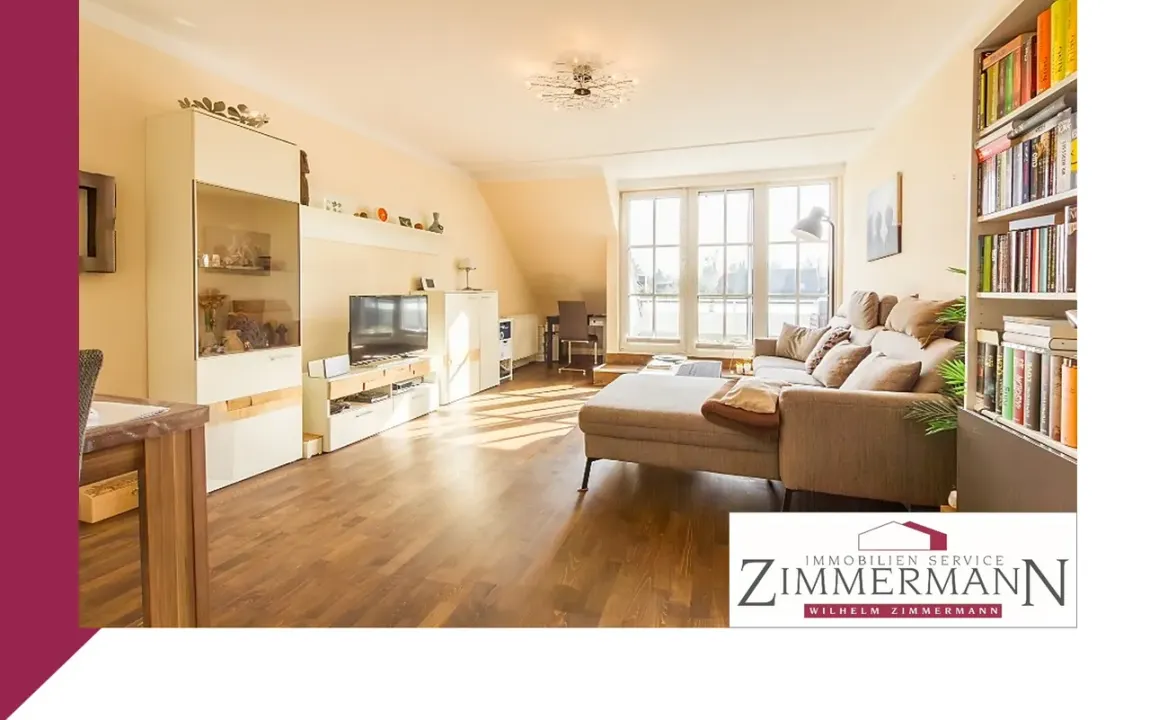 Attraktive 2-Zimmer-Maisonette-Wohnung mit Süd-Loggia und Blick ins Grüne