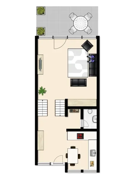 Grundriss Wohnung EG