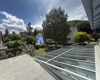 Blick vom Balkon