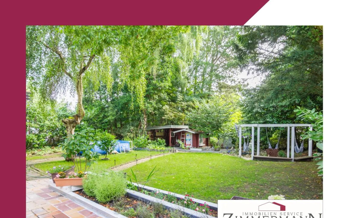 Top-Lage in Wellingsbüttel!
Leben im Grünen mit großem Garten